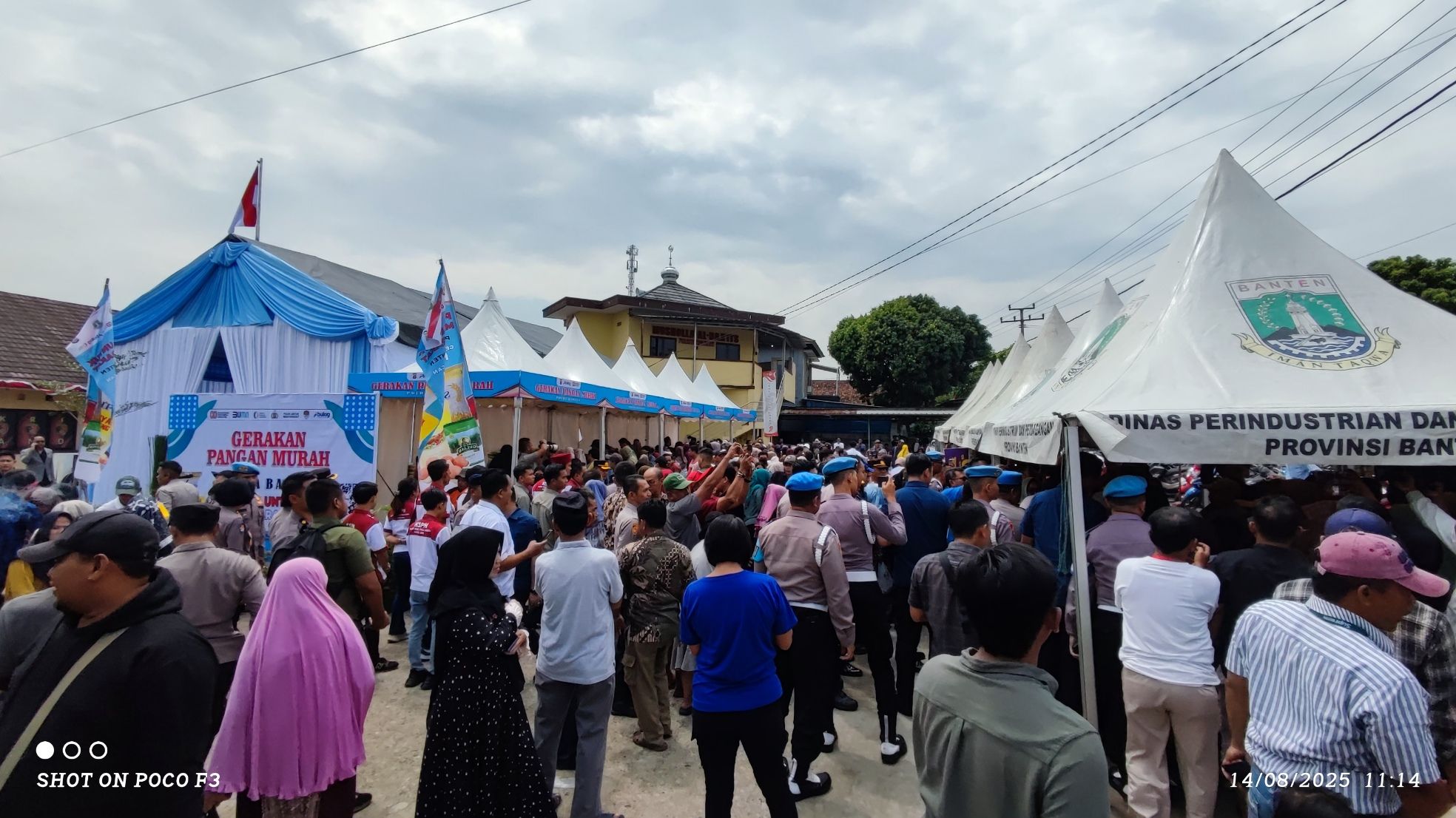 Ada 51 Titik Gerakan Pangan Murah Di Jajaran Polda Banten, Polres Serang Sediakan Harga Sembako Miring