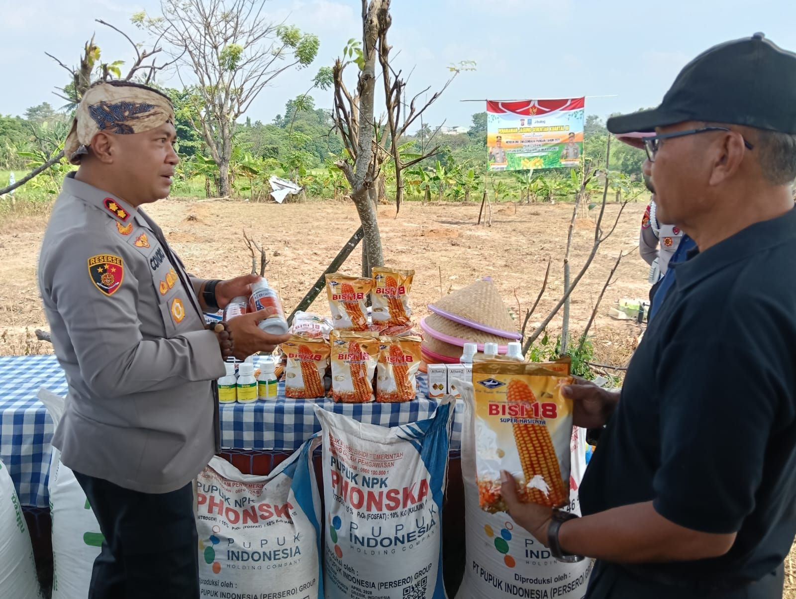 Polres Serang Kembali Tanam Jagung Seluas 2 Hektar Di Kuartal Ke II
