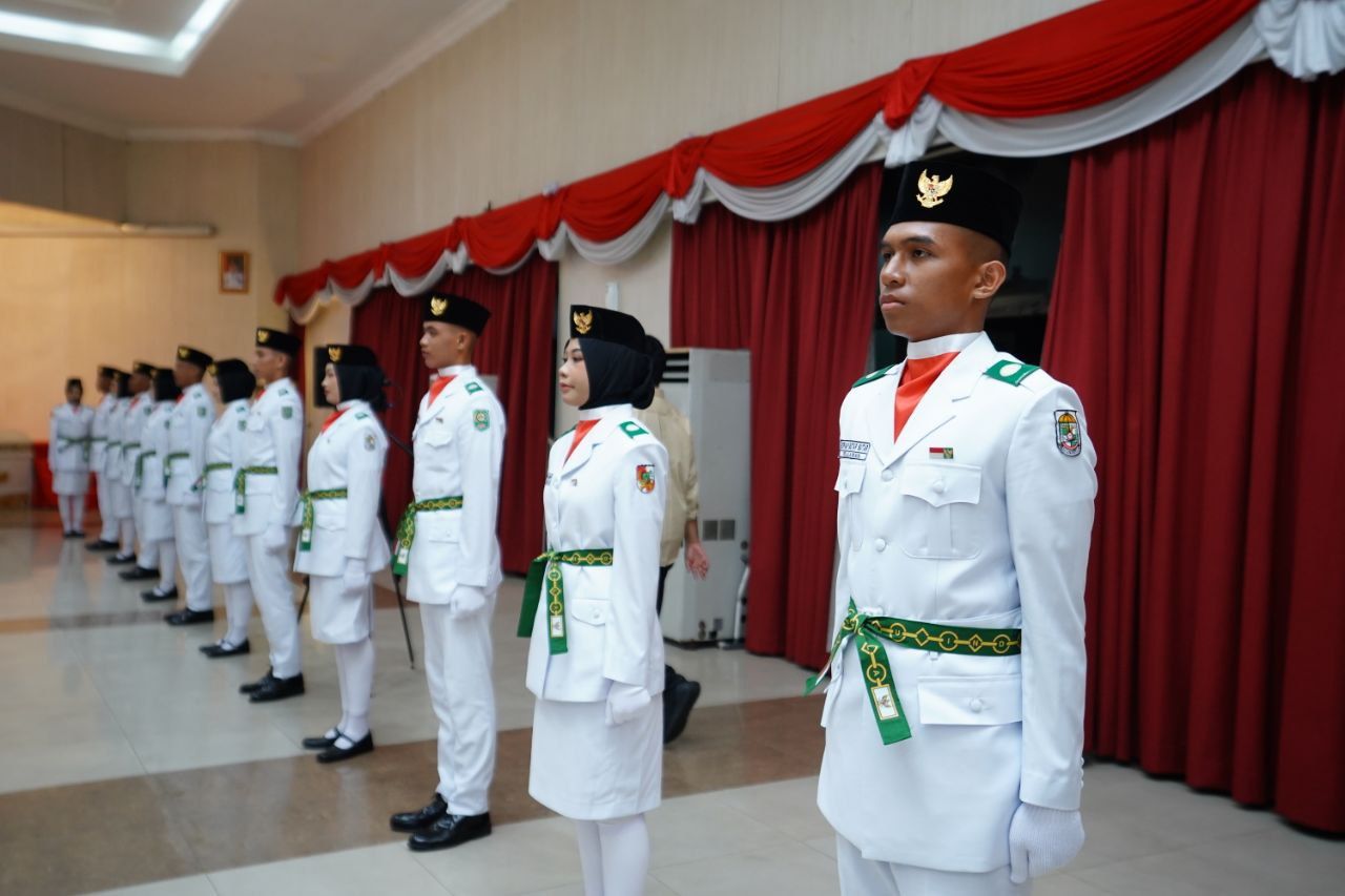 Putra-Putri Terbaik Riau Siap Kibarkan Merah Putih di Hari Kemerdekaan