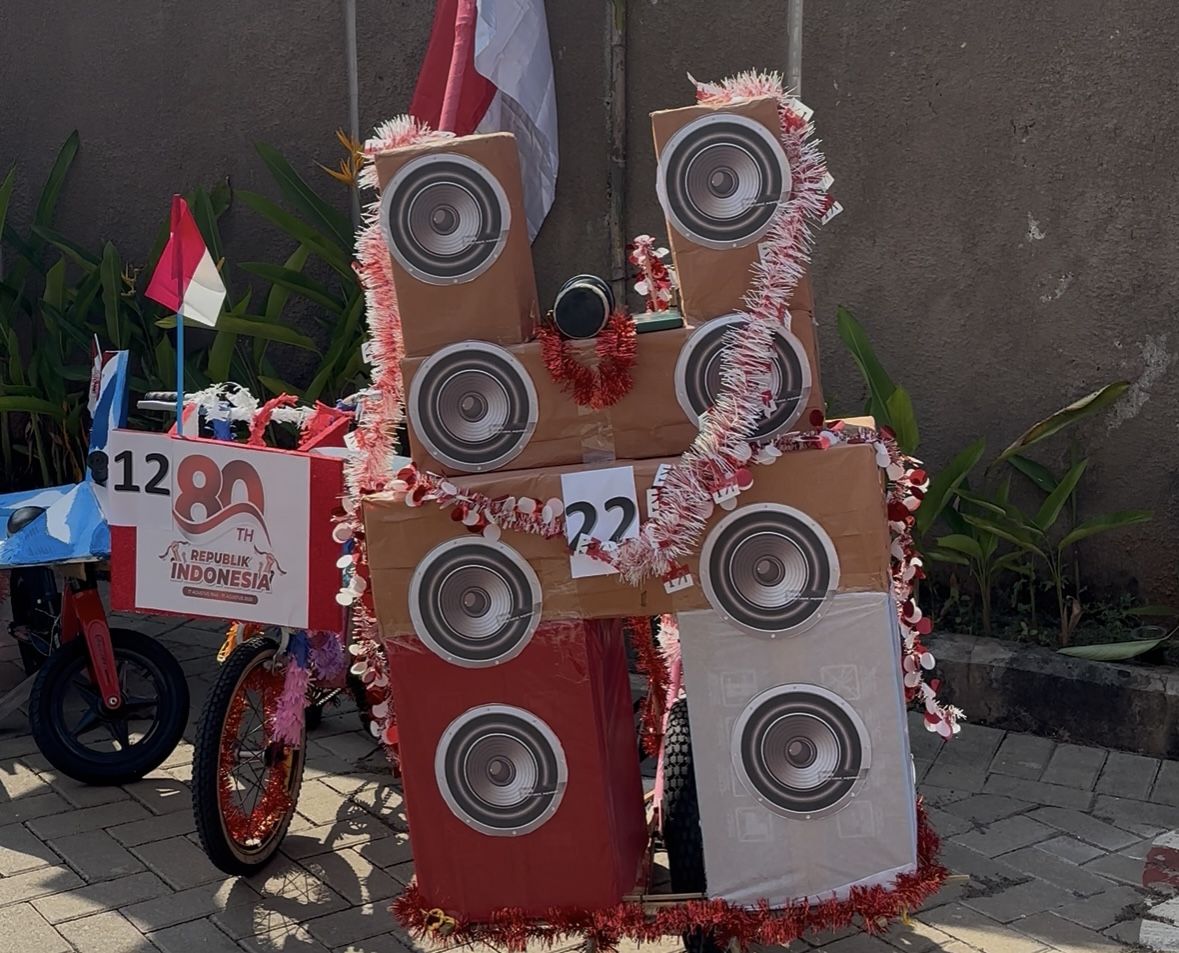 Meriah! Sepeda Hias Sound Horeg sampai Pesawat Tempur Ramaikan 17-an Warga Sawangan Depok