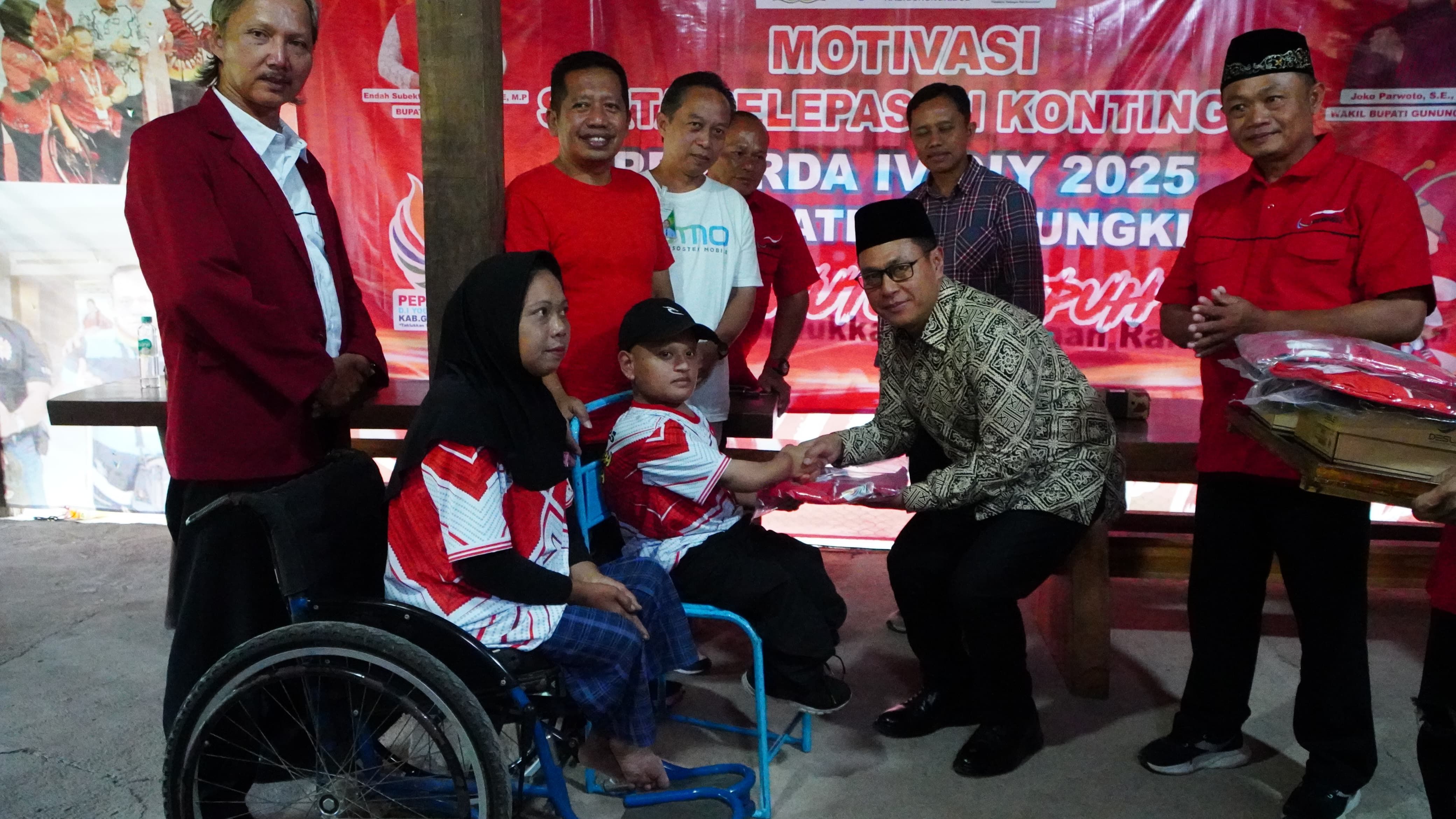 Wabup Gunungkidul Lepas Kontingen 58 Atlet PEPARDA IV DIY 2025, Targetkan 15 Emas