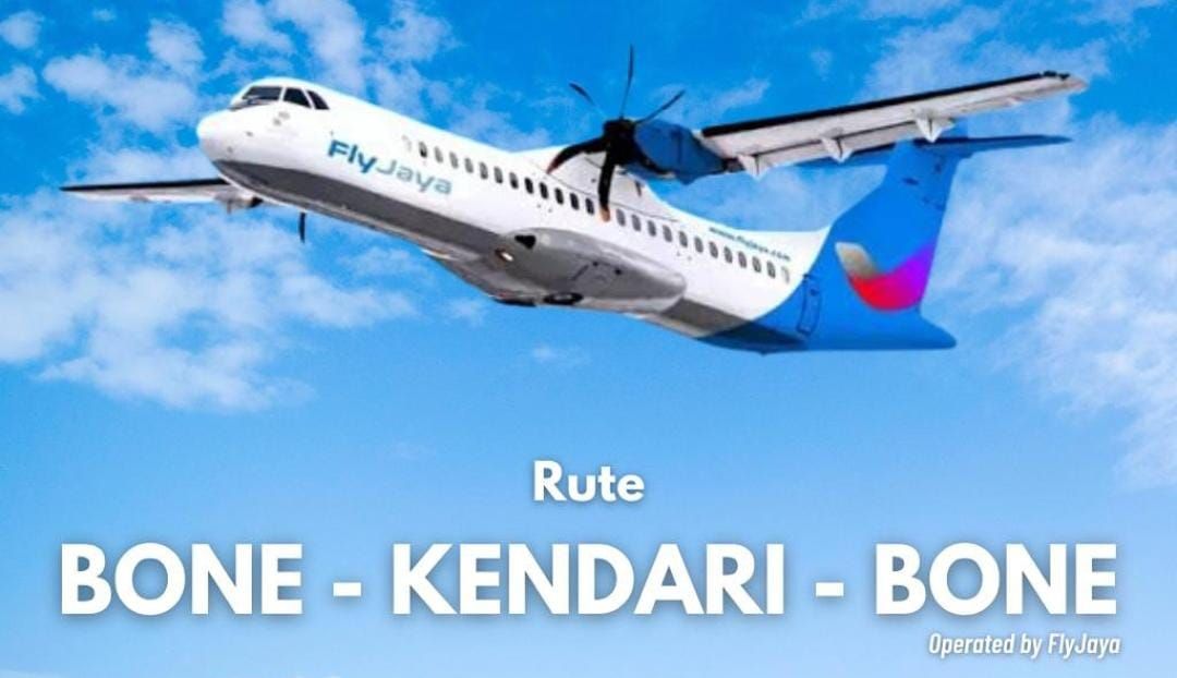 Rute Baru Kendari–Bone Segera Dibuka September 2025, Fly Jaya Jadi Penghubung Dua Provinsi