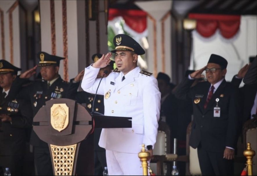 Taj Yasin Hadiri Upacara HUT RI ke-80 di Pati, Wakili Bupati Pati