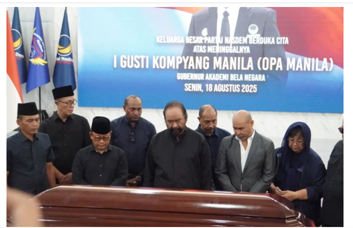 Surya Paloh Pimpin Upacara Perpisahan IGK Manila di Akademi Bela Negara