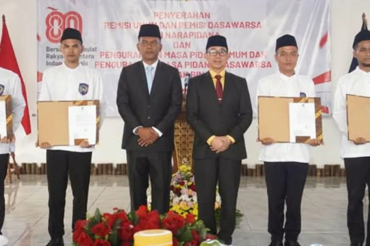 Ratusan Warga Binaan Lapas Subang Terima Remisi di HUT ke-80 RI