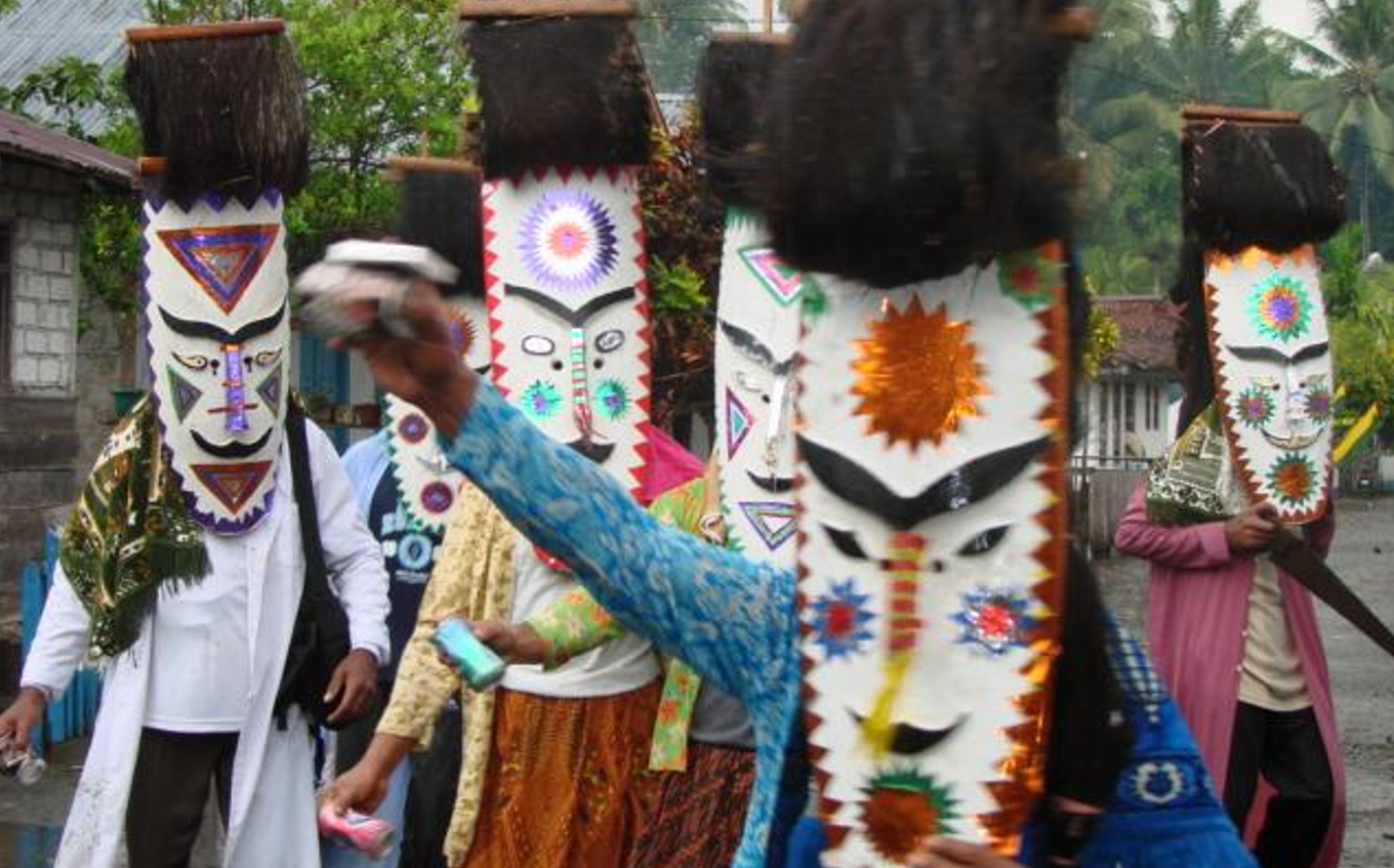 Mengenal Cokaiba, Tradisi Topeng Setan di Halmahera Menyambut Perayaan Maulid Nabi