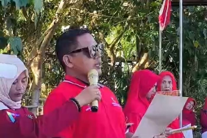 Bangganya Oman Ali Bawakan Teks UUD 1945 di Upacara HUT RI ke-80 Khusus Penyandang Disabilitas di Gorontalo
