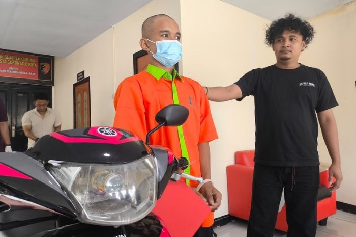 Apel ke Rumah Pacar Pakai Motor Curian, Maling Motor di Gorontalo Malah Kena Tilang