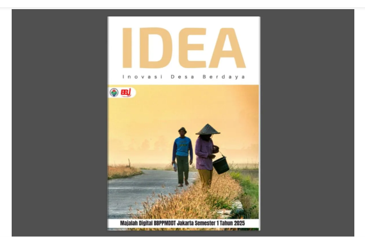 BBPPMD Jakarta Luncurkan Majalah Digital IDEA untuk Edukasi Masyarakat Desa