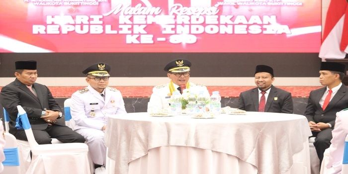 Dalam Rangka HUT RI ke 80 Tahun : Pemko Bukittinggi Adakan Malam Resepsi