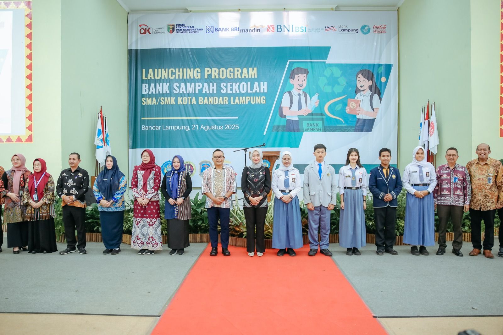 Lampung Luncurkan Program Bank Sampah Sekolah, Siswa Diharapkan Jadi Agen Perubahan