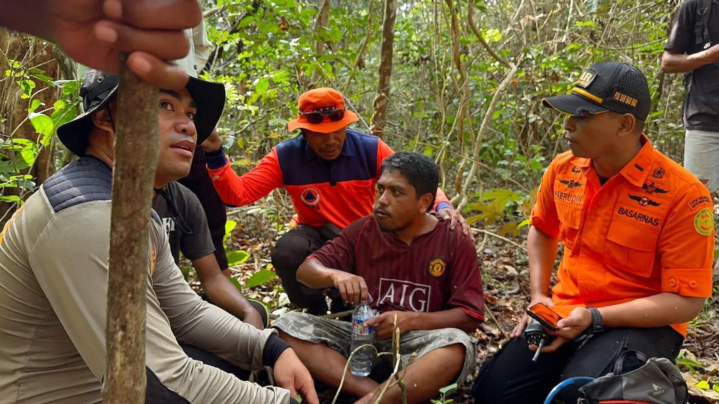Hilang Sehari di Hutan Molagina, La Ode Rusli Ditemukan Selamat oleh Tim SAR