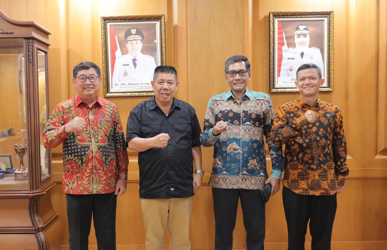 Terima Kunjungan Ombudsman RI, Gubernur Hidayat Sebut Pemerintah di Babel Solid
