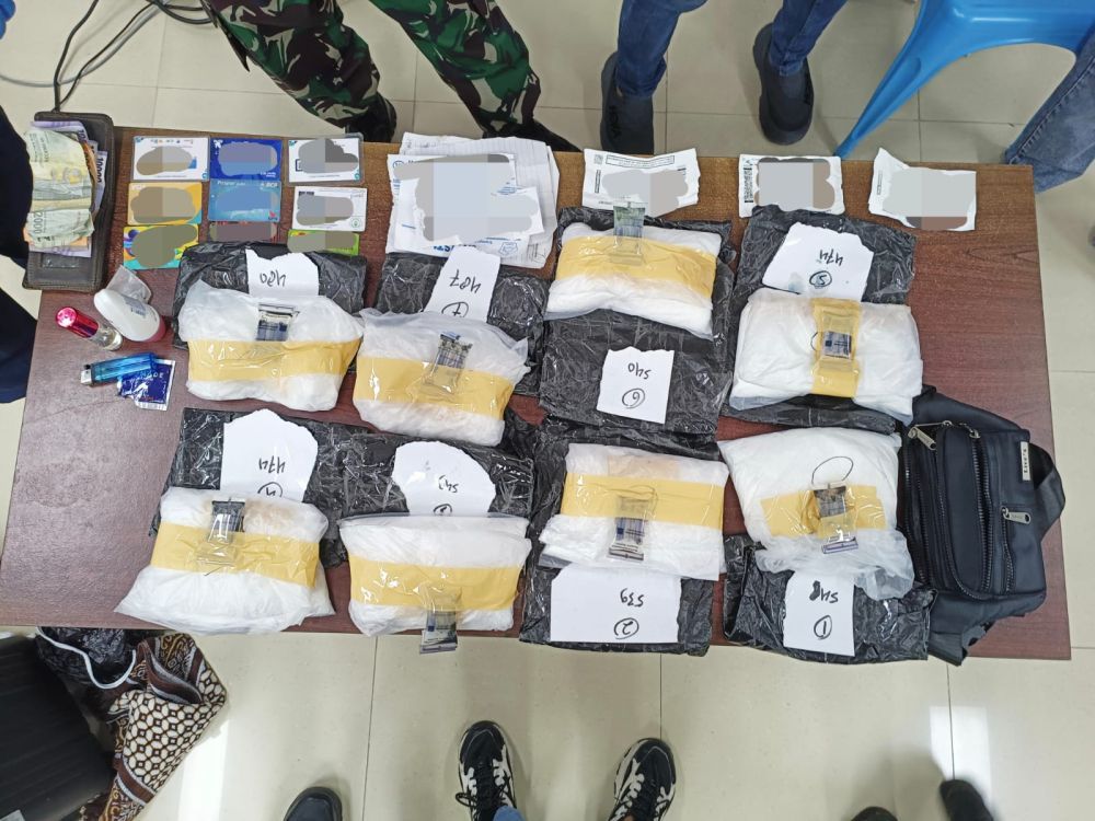 Sindikat Sasar Bandara, 11,3 Kg Narkoba Gagal Tembus SSK II Pekanbaru