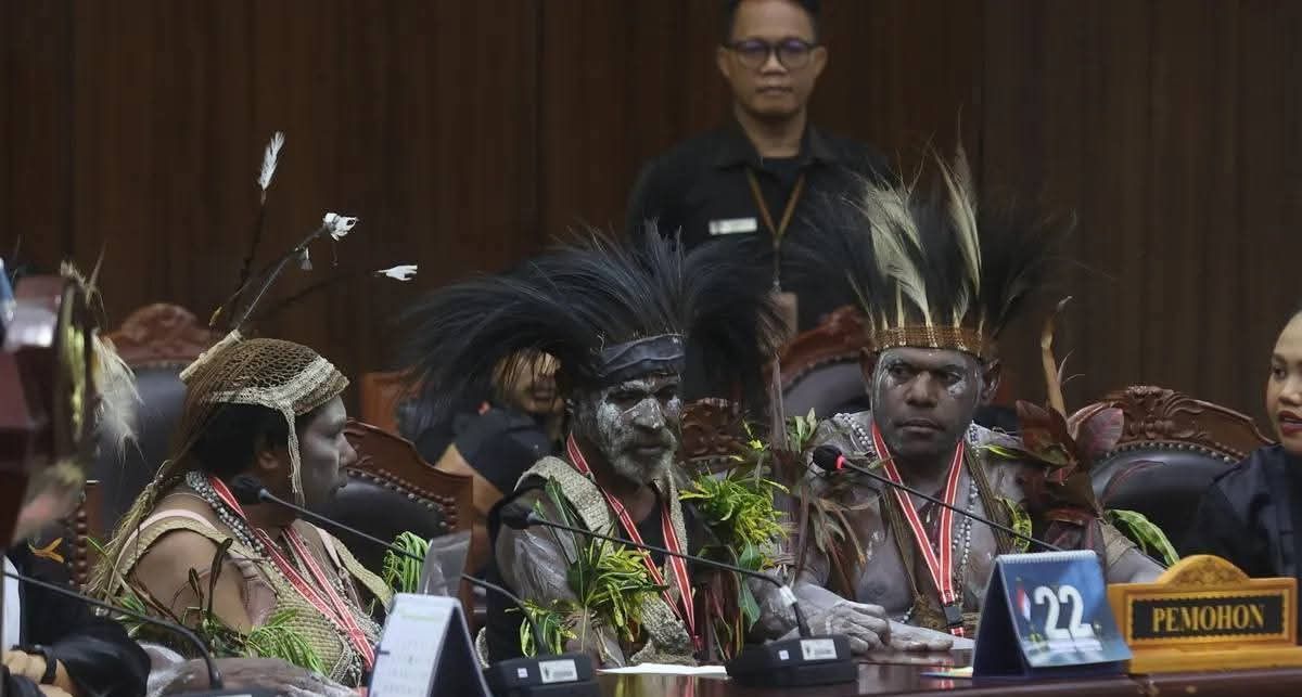 Korban Proyek Strategis Nasional, Perwakilan Masyarakat Adat Marind Anim Datangi Mahkamah Konstitusi