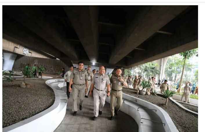 Taman Si Pitung Hadir di Kolong Tol Koja, Jadi Ruang Hijau Baru untuk Warga Jakut