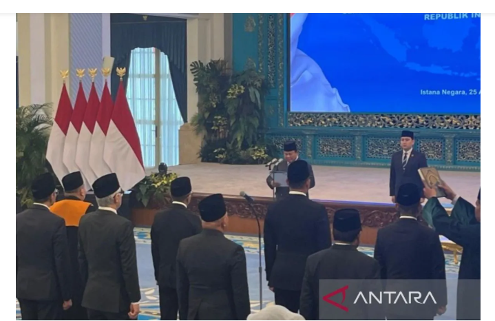 Pelantikan Duta Besar oleh Presiden Prabowo