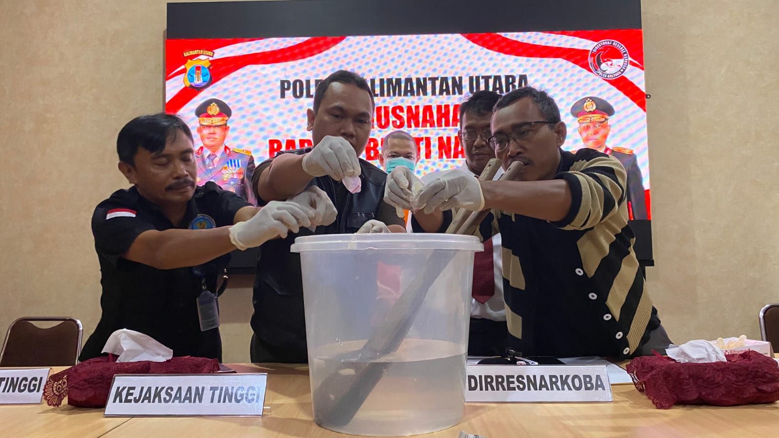 Polda Kaltara Musnahkan 16,81 Gram Sabu, Tegaskan Komitmen Polri Dalam Memberantas Narkotika