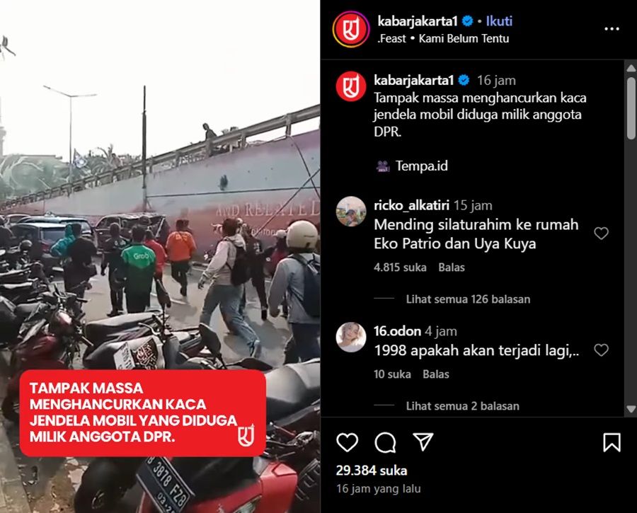 Tak Terima Jadi Sasaran Amukan Massa Demo di Jakarta, Pemobil Hyundai Palisade Viral Lapor Polisi