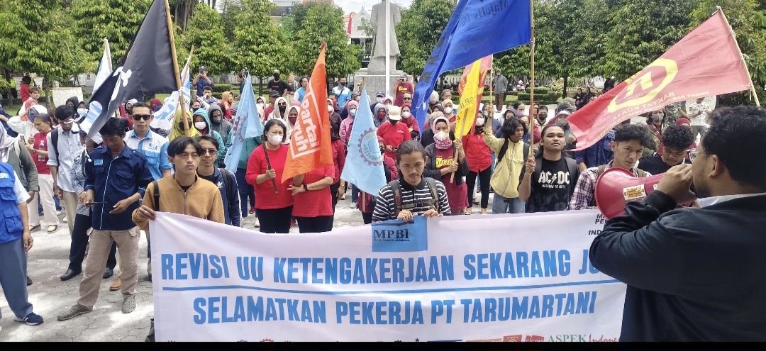 Gelar Aksi di DPRD DIY Hari Ini, Buruh Desak Penghapusan Pajak Atas Pesangon Hingga Sahkan RUU Perampasan Aset