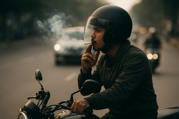 Warga Tegur Pemotor yang Merorok Malah Diancam UU ITE