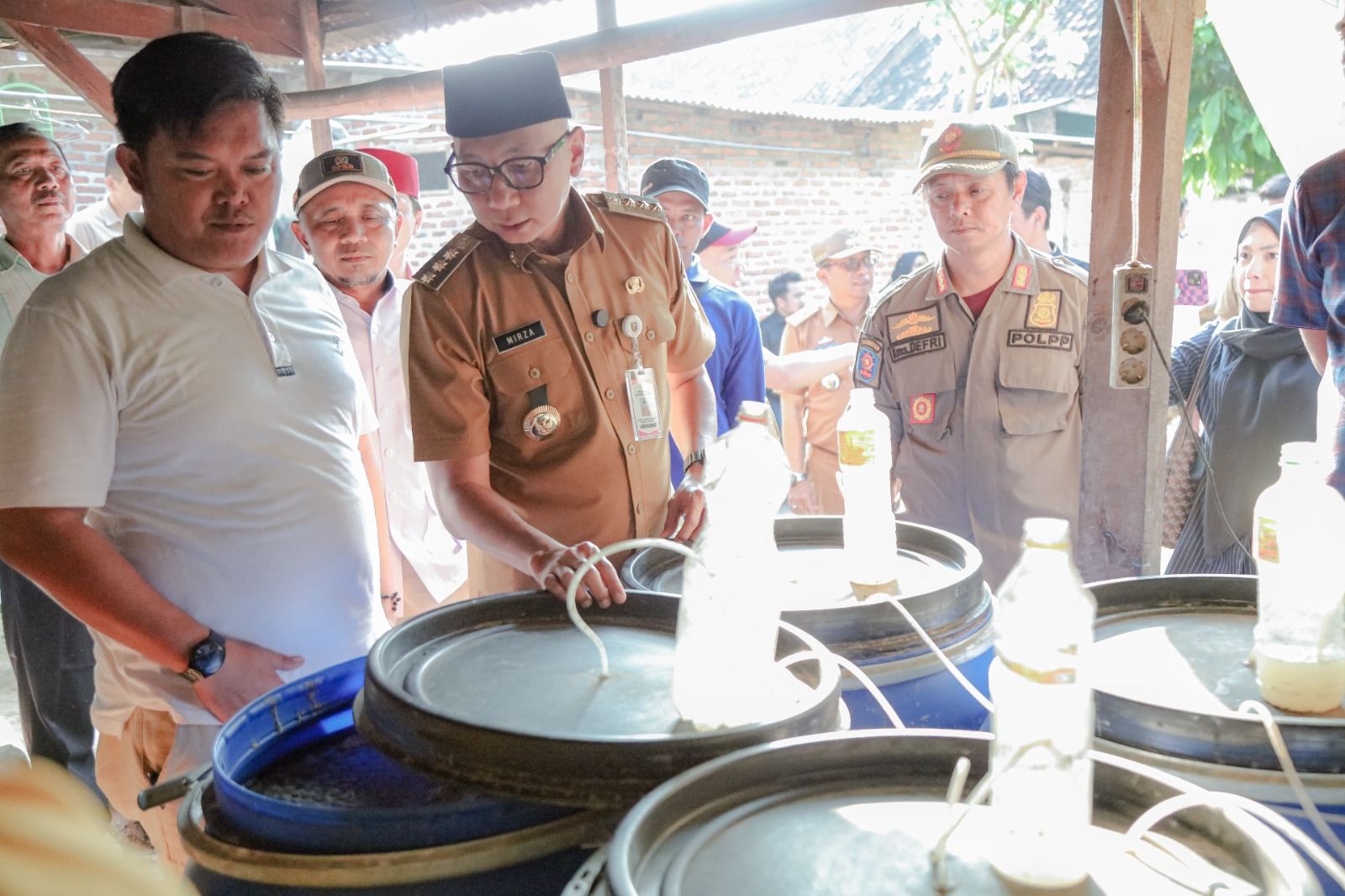 Gubernur Lampung Tinjau Penggilingan Padi dan Produksi Pupuk Organik di Lampung Timur