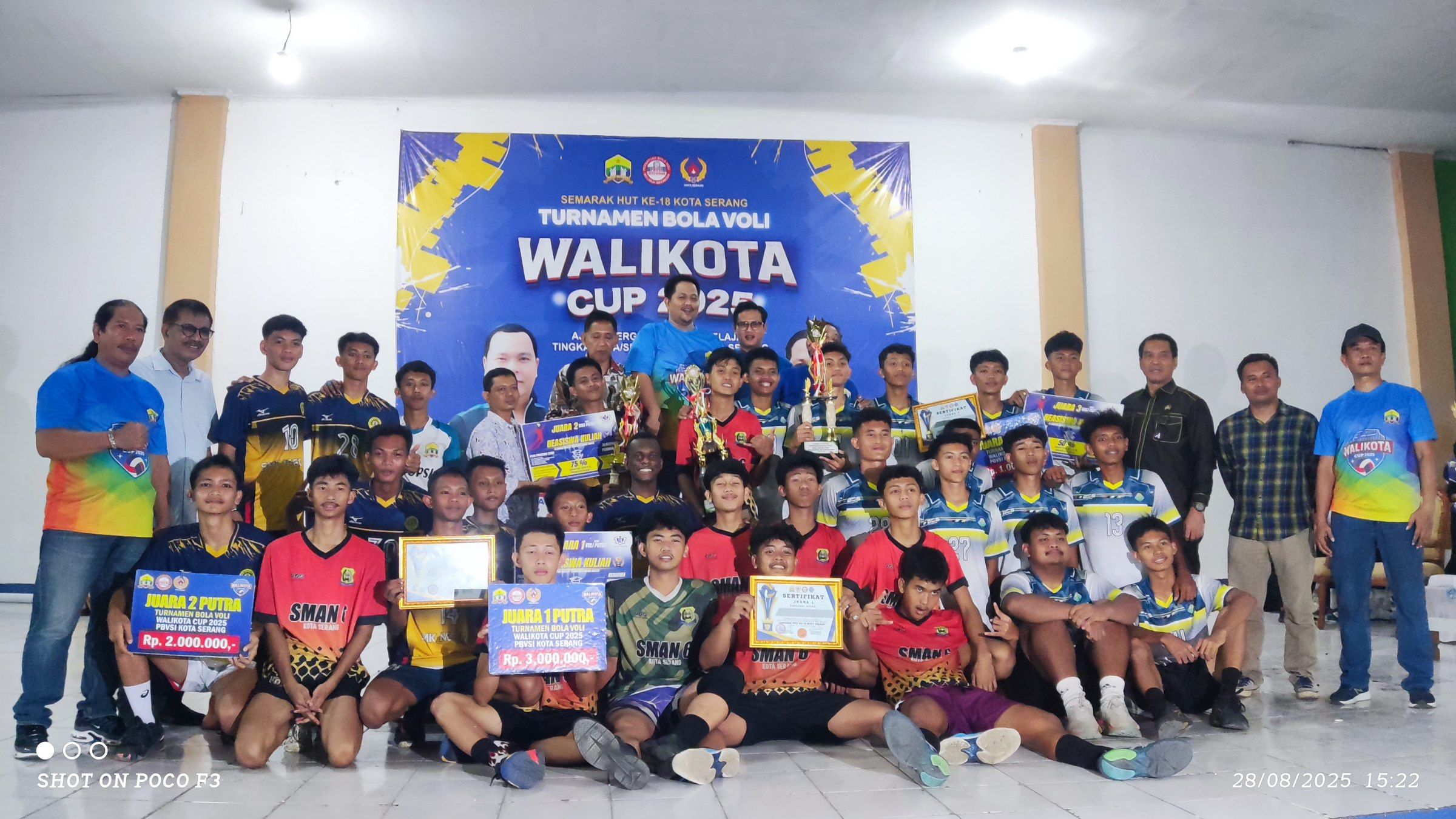 PBVSI Kota Serang Telah Menyeleksi Peserta Walikota Cup Untuk Atlet POPDA Kota Serang