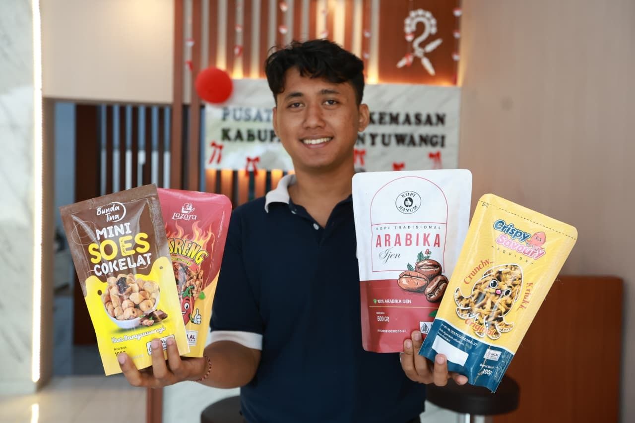 Dongkrak UMKM, Pusat Layanan Kemasan Banyuwangi Sediakan Desain & Foto Produk Gratis