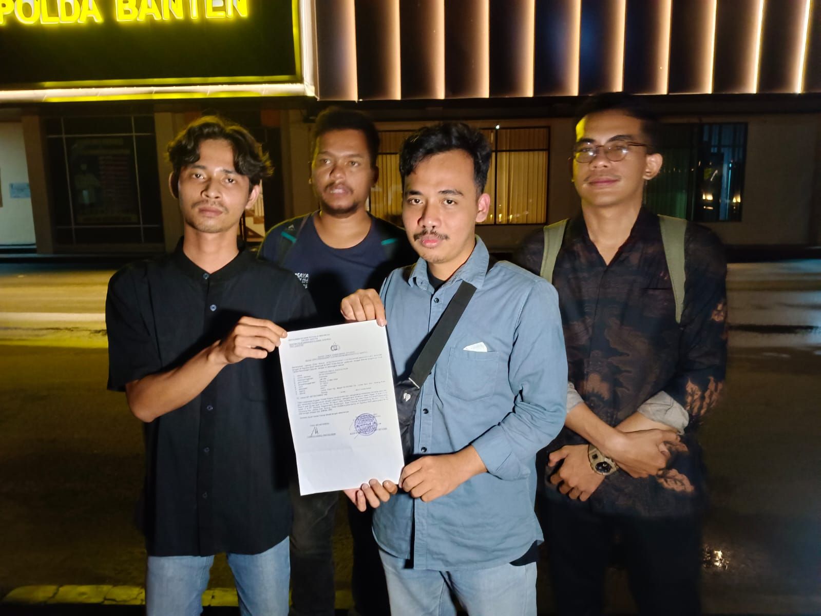 Korban Kekerasan Jurnalis di Serang Melapor ke Polda Banten, Desak Polisi Hukum Maksimal Pelaku