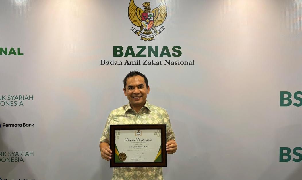 Wali Kota Lhokseumawe Raih BAZNAS Award 2025, Bukti Serius Dukung Gerakan Zakat