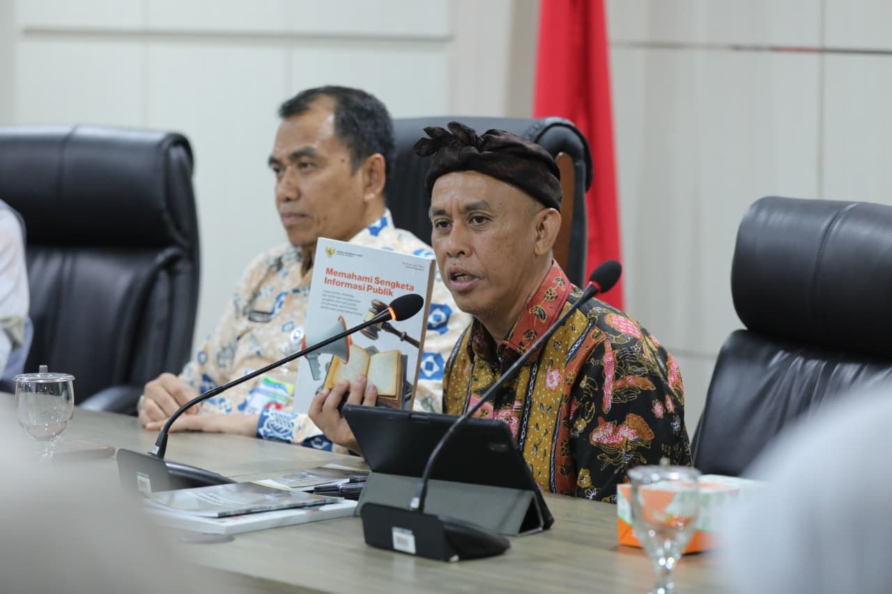 Terima Kunjungan KI Pusat, Pemprov Babel Tegaskan Komitmen Keterbukaan Informasi Publik