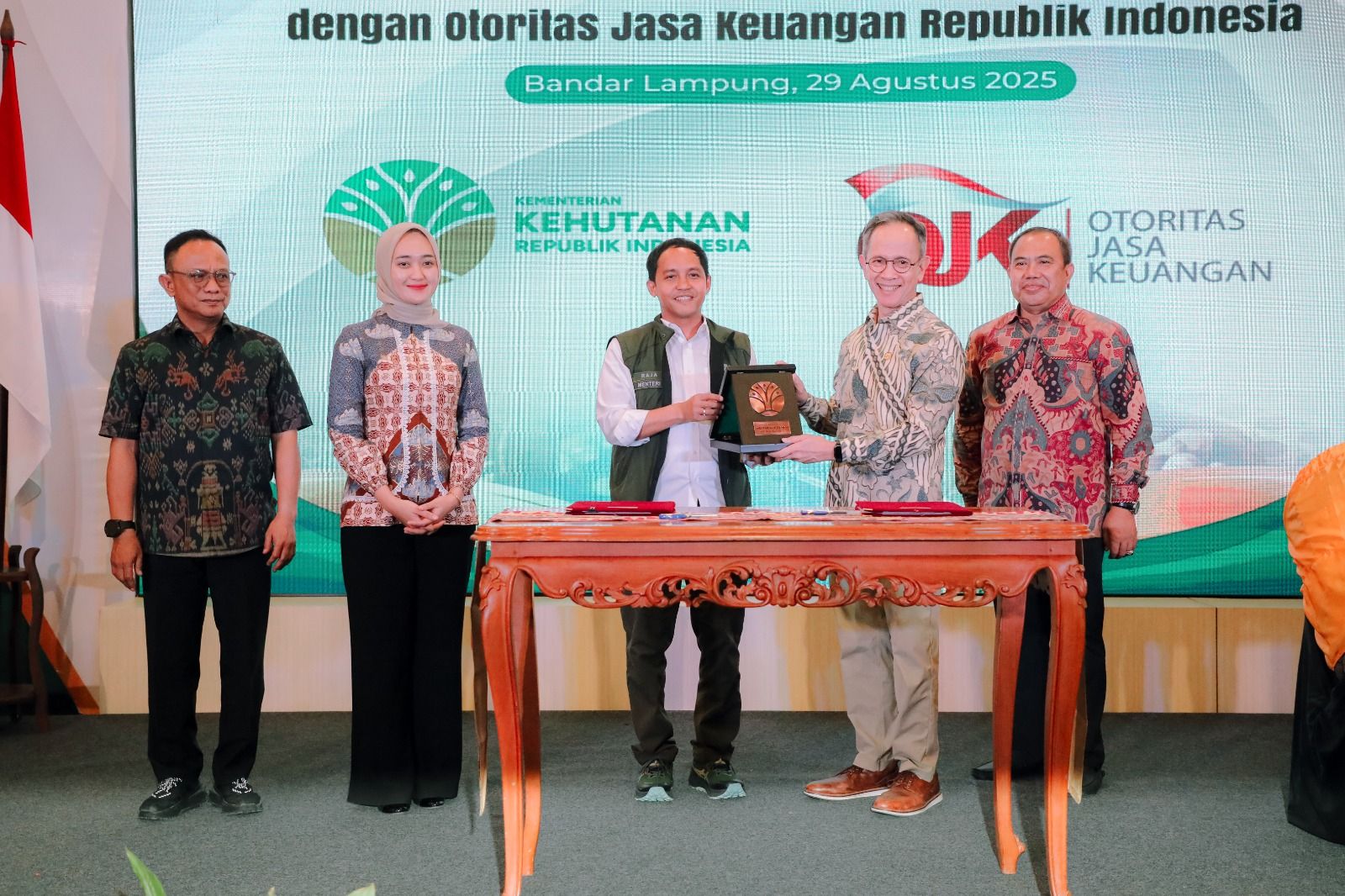 Lampung Jadi Percontohan Nasional Pengembangan Nilai Ekonomi Karbon Perhutanan Sosial