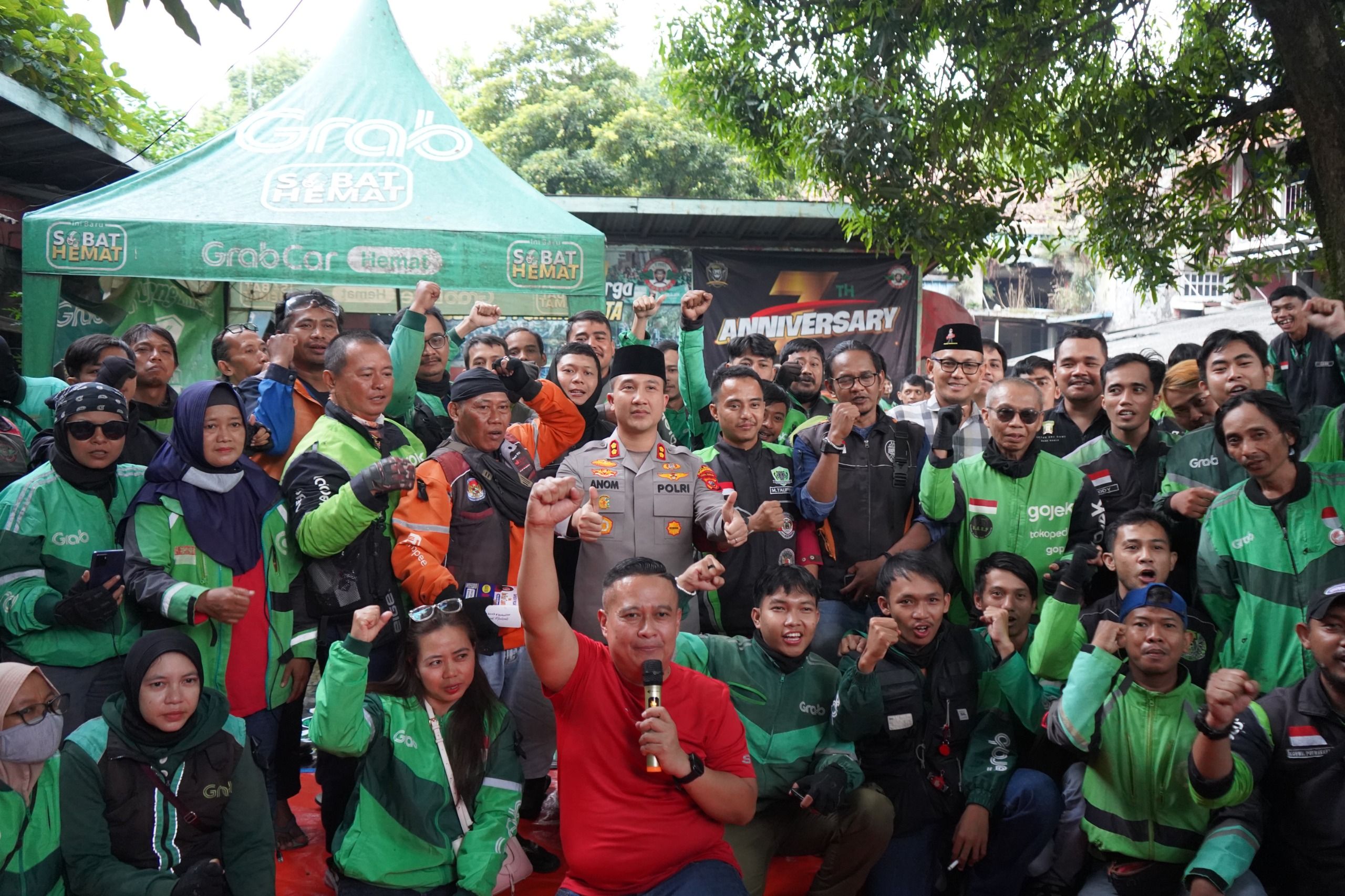 Aksi Damai Ojol Purwakarta: Doa Bersama hingga Konvoi untuk Rekan Seperjuangan
