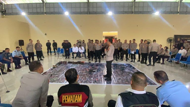 Polresta Banda Aceh Gelar Tactical Floor Game, Siap Hadapi Aksi Unjuk Rasa