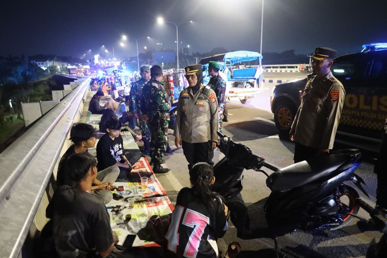 Pasca Unjuk Rasa Besar Besaran Polda Banten Gelar Patroli Skala Besar