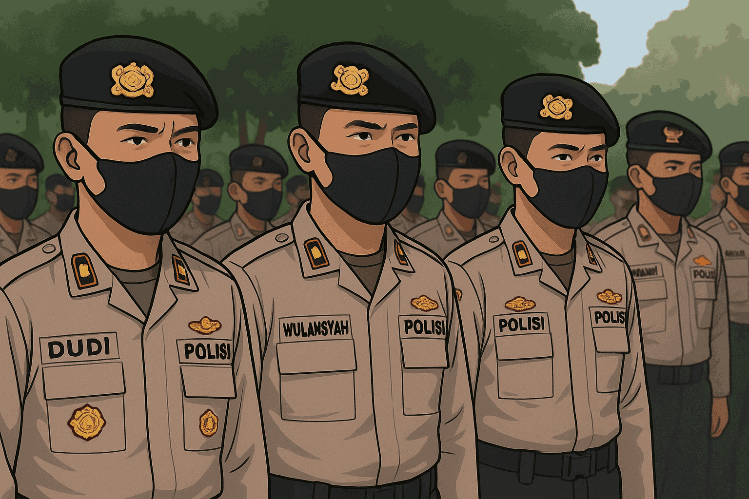 800 Polisi Tanpa Senjata Kawal Aksi Demo di Kendari, Kapolda Sultra Tekankan Pendekatan Humanis