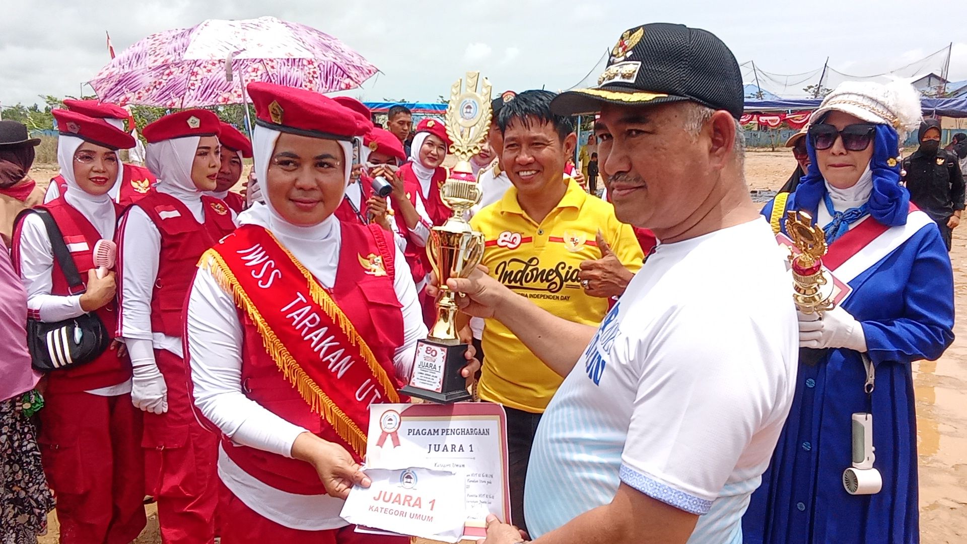 Wali Kota Tarakan Apresiasi Lomba Gerak Jalan se Tarakan Utara