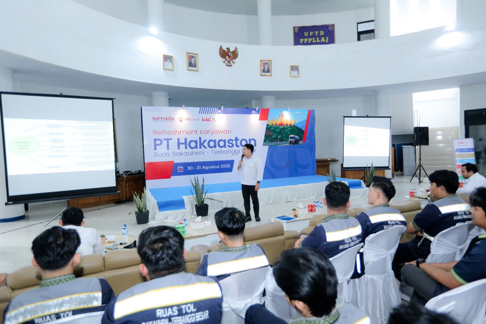 Tingkatkan Kualitas Layanan, Pengelola Tol Lampung Beri Pelatihan bagi Karyawan PT Hakaaston (HKA)