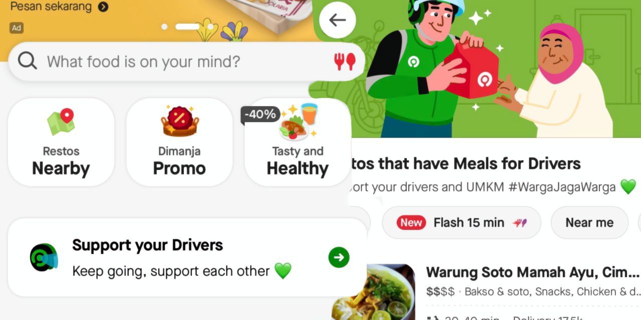 Salut! Ramai-ramai warga luar negeri bantu Ojol dengan pesankan makanan