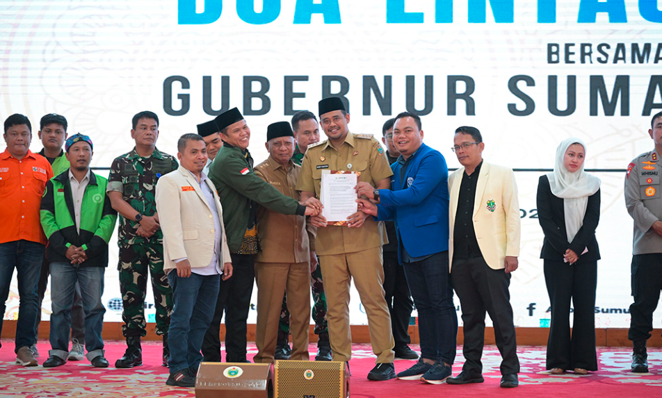 Kompak, Elemen Masyarakat Sumut Dorong Aspirasi Disampaikan dengan Damai