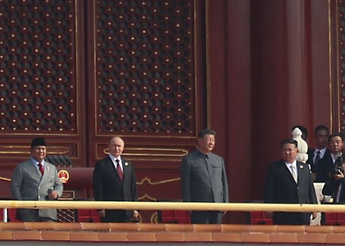 Presiden Prabowo Sejajar dengan Putin hingga Xi Jinping saat Hadiri Parade Militer Besar China