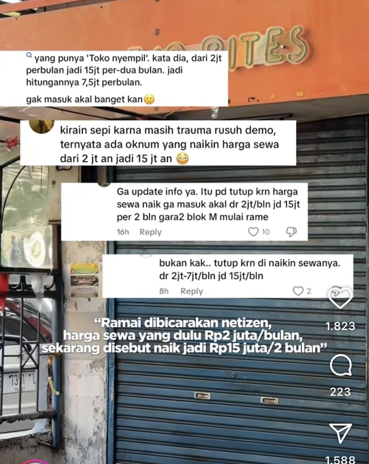 Sad! Lapak Kuliner Viral di Blok M Terpaksa Angkat Kaki, Gen Z Kehilangan Tempat Nongkrong Favorit