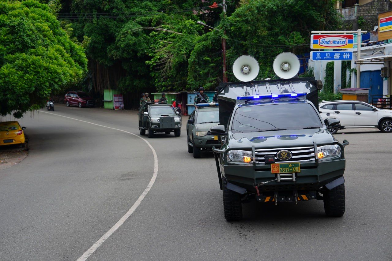 Prioritas Keamanan, Kedamaian dan Kenyamanan Masyarakat, TNI Gelar Patroli