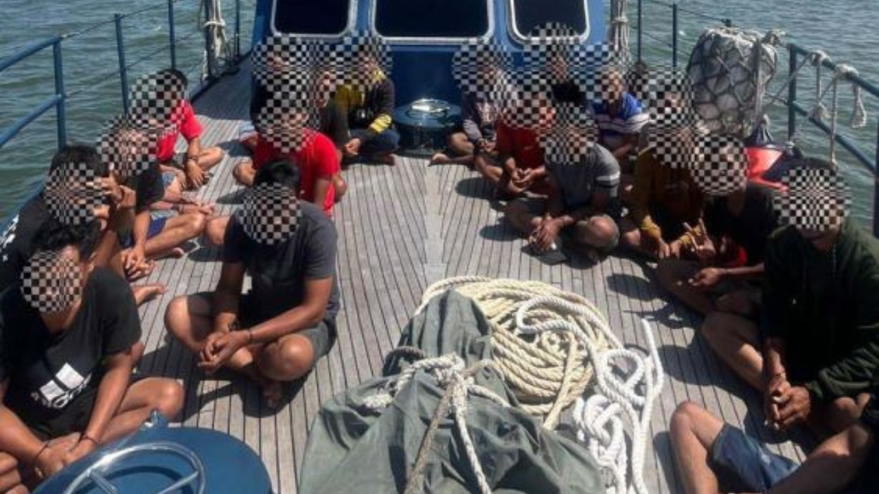Bea Cukai Tangkap Dua Kapal Bawa Kayu Ilegal dan PMI Tujuan Malaysia di Rohil