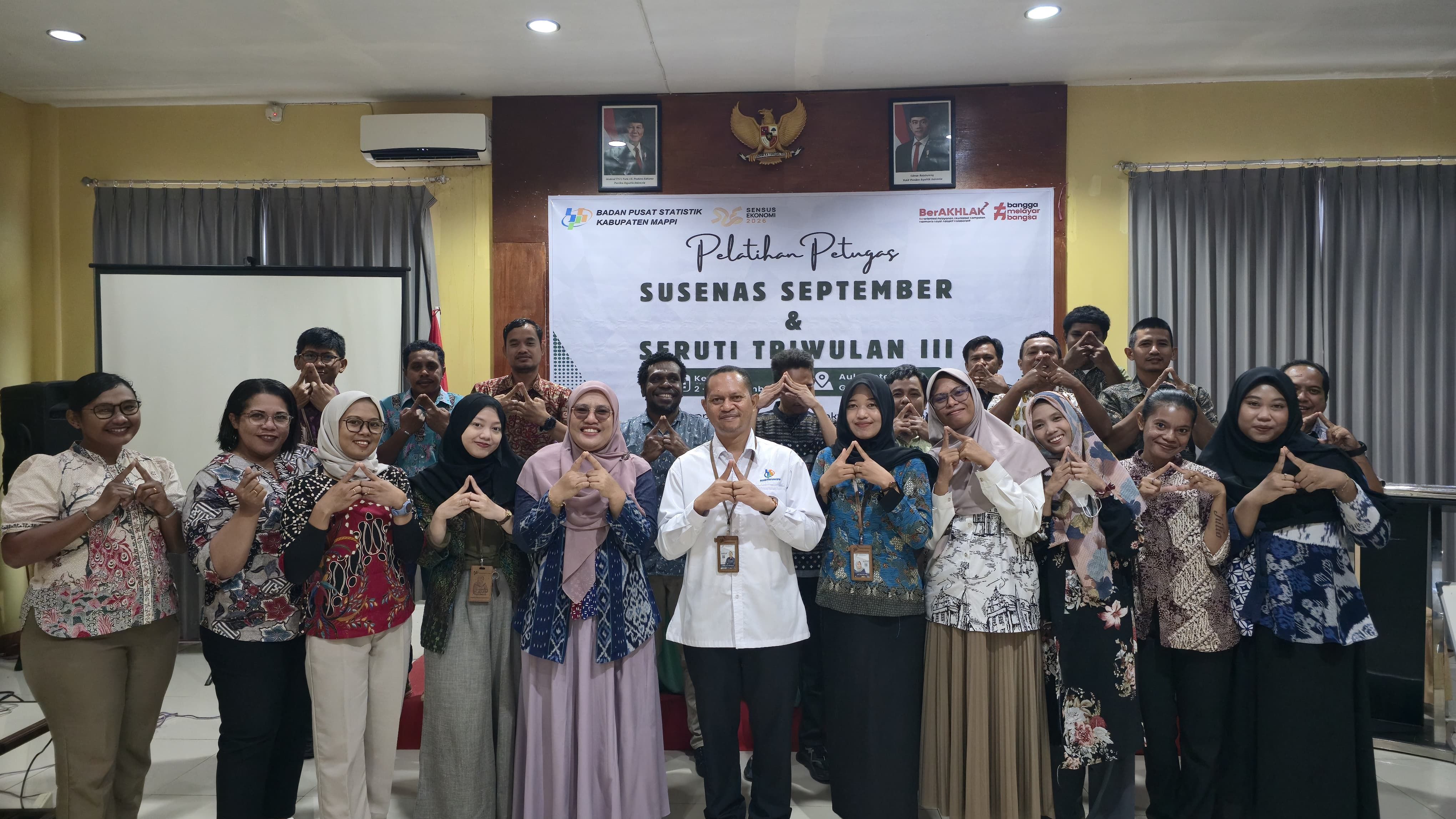 Pelatihan Petugas Susenas September dan Seruti Triwulan III