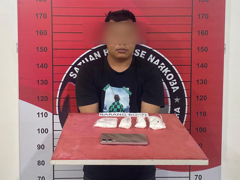 Undercover Buy! Satres Narkoba Tangkap Pengedar Sabu di Aceh Utara