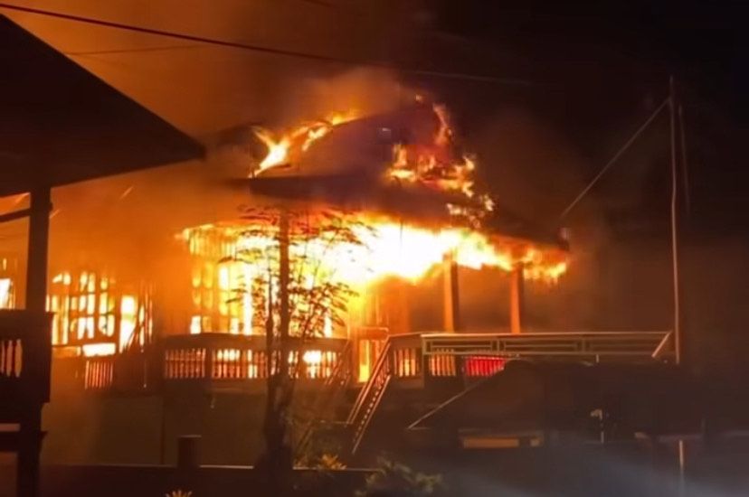 Api Lalap Rumah Warga di Baranti Sidrap, Satu Keluarga Terpaksa Mengungsi