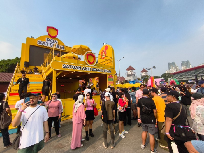 Pestapora 2025 Jadi Ajang Debut SATSPAM IM3, Aman dari Nomor Modus!