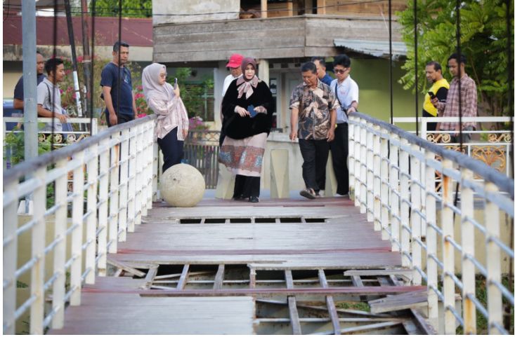 Jalur Pejalan Kaki Krueng Daroy Rusak Parah, Kini Siap Direvitalisasi