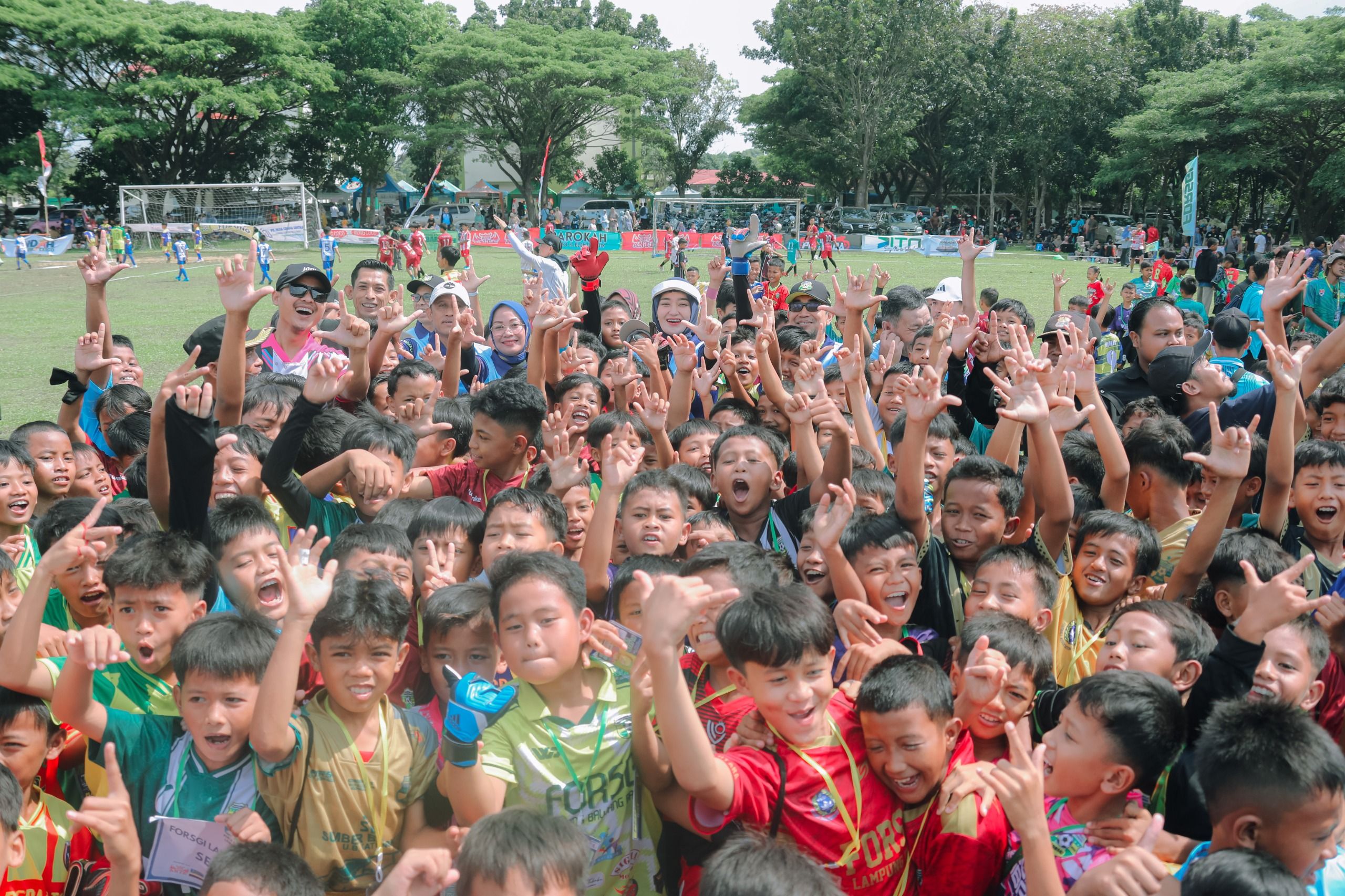 Festival Forum Sepak Bola Generasi Indonesia U-10 dan U-12 Digelar di Lampung, 42 Tim Berlaga